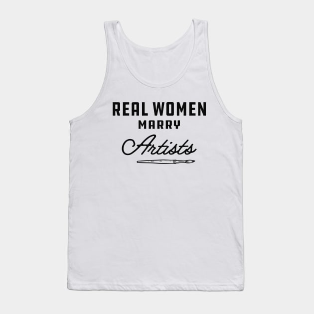 Artist - Real women marry artists Tank Top by KC Happy Shop